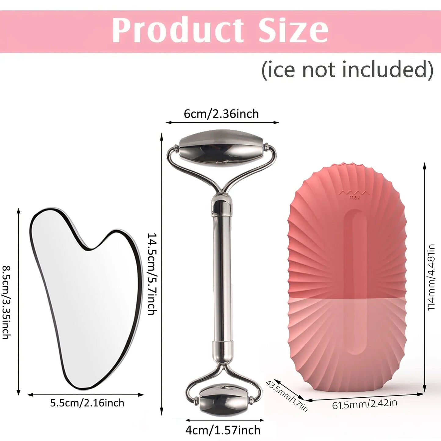 Ice Face Roller Facial Skincare Ice Roller Set