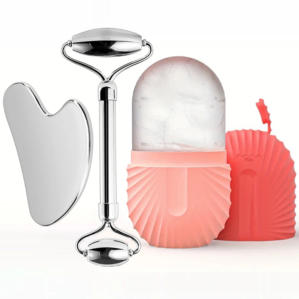 Ice Face Roller Facial Skincare Ice Roller Set